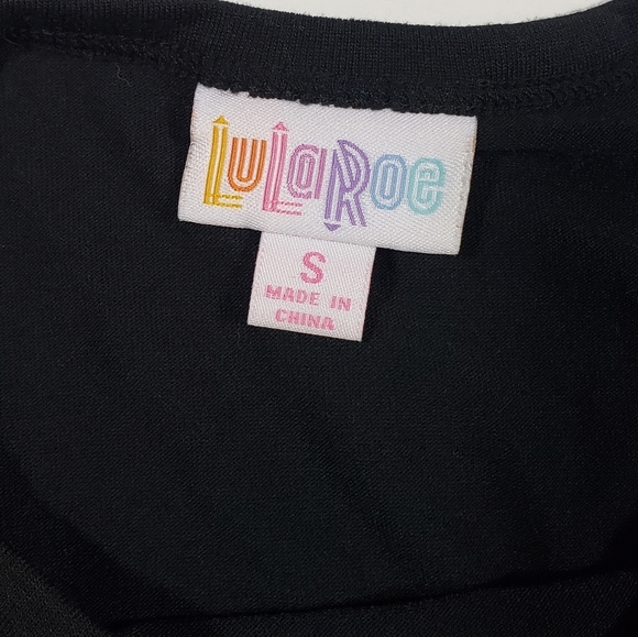 LuLaRoe Uncle Sam Print Raglan Shirt Size Small Long Sleeved July 4 Patriotic - Picture 9 of 12